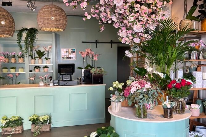 vue intérieur de la boutique - Caty Alves Floral Designer