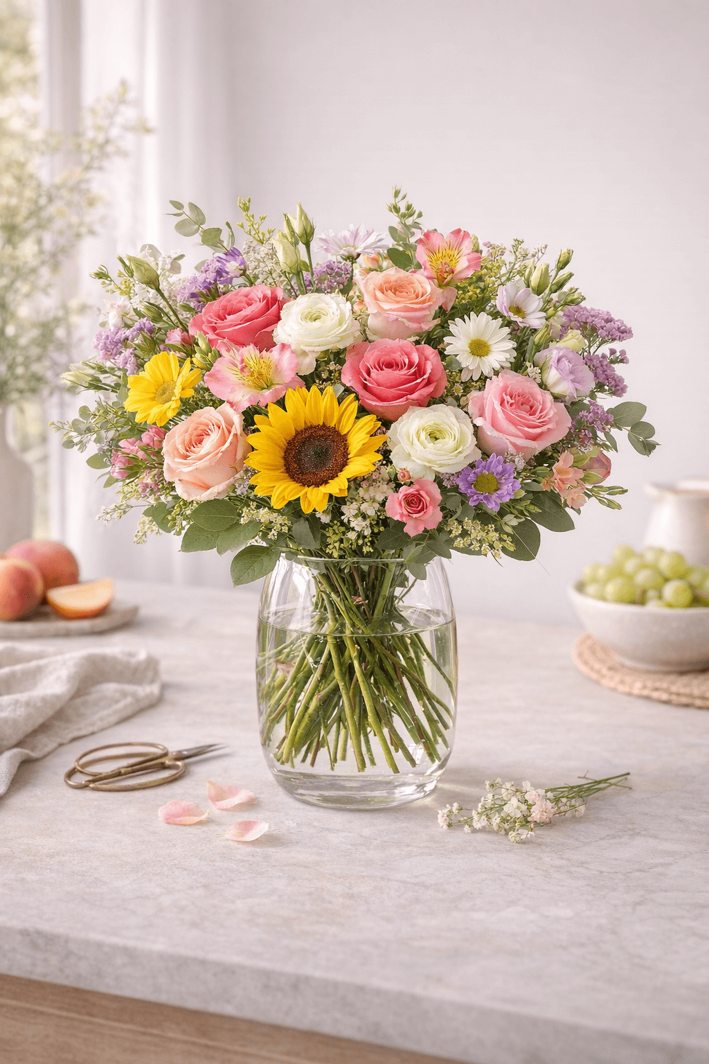Bouquet de fleurs de saison
