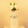 Vase céramique Fleurs Blanc – Image 3