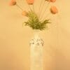 Vase céramique Fleurs Blanc – Image 2