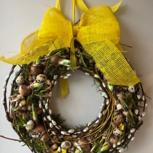 Couronne de porte printemps