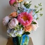Bouquet douceur pastel