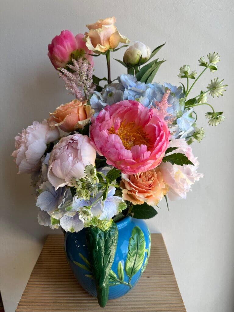 Bouquet douceur pastel