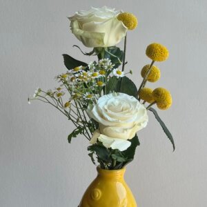 Vase poisson et ses fleurs